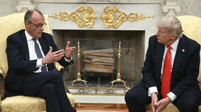 Merz says US in 'strong position' to stop Putin, Trump says 'let them fight for a little while'