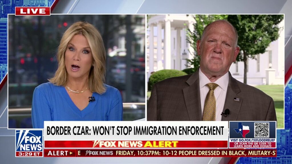 Border czar blames hateful rhetoric from congress for emboldening fringe groups to attack federal agents