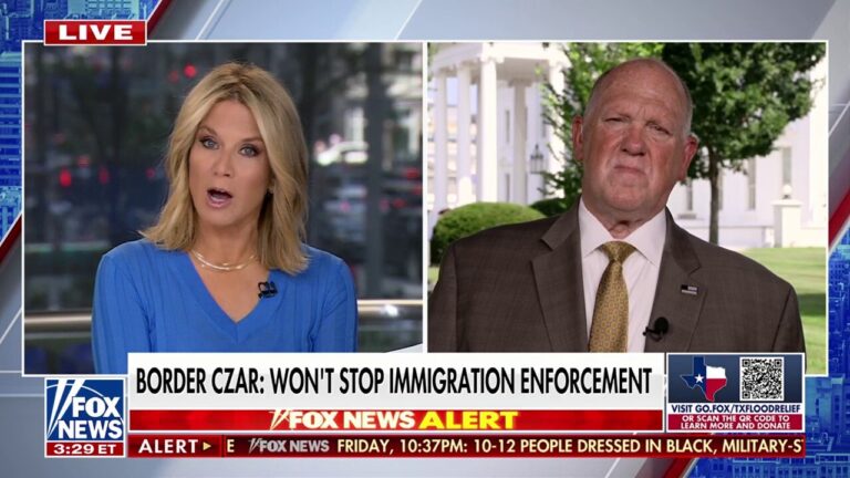 Border czar blames hateful rhetoric from congress for emboldening fringe groups to attack federal agents