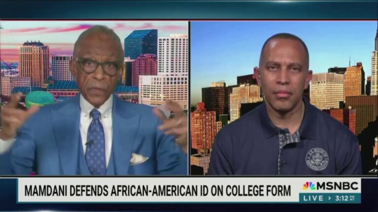 Hakeem Jeffries dodges question about NYT report on Mamdani's college application
