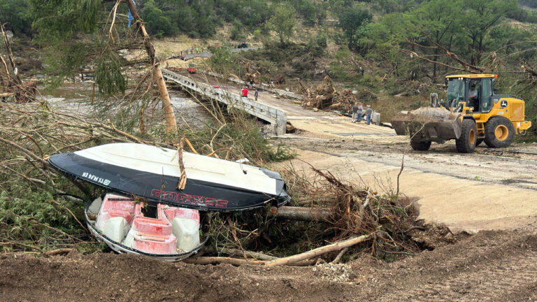 WATCH LIVE: Receding Texas floodwaters reveal death, devastation as toll tops 50