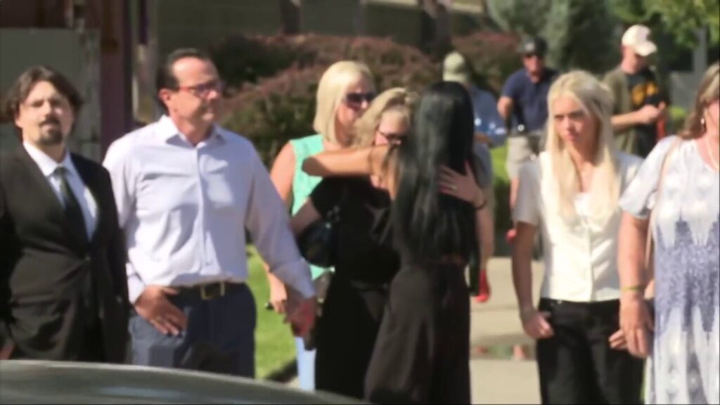 The family of Kaylee Goncalves arrives for Bryan Kohberger's anticipated guilty plea