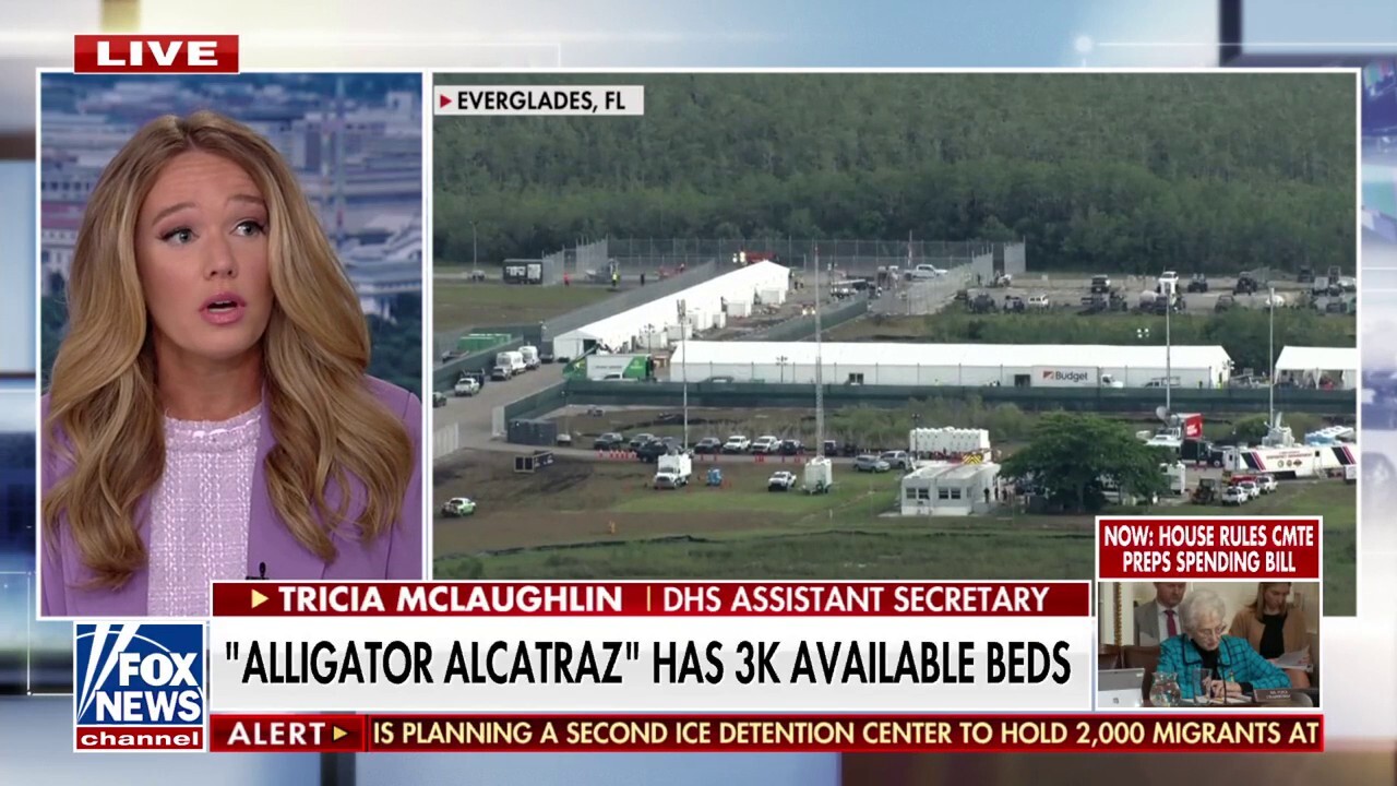 ‘Major kudos to President Trump’ for getting ‘Alligator Alcatraz’ up and running, says Homeland Security spokesperson