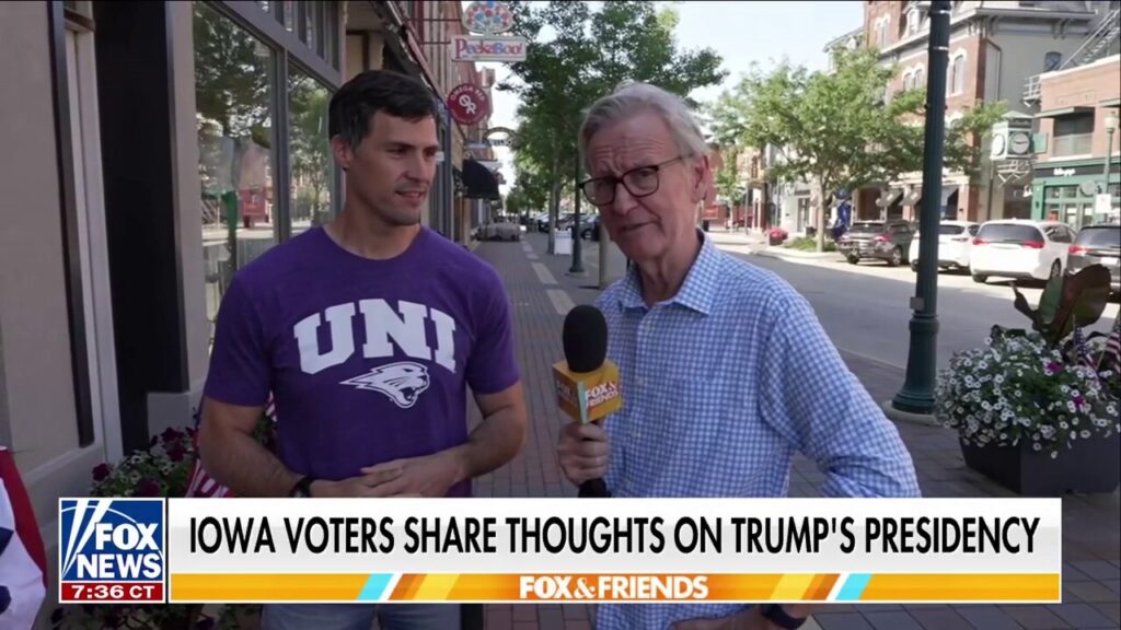 Iowa voters grade Trump’s first six months back in office