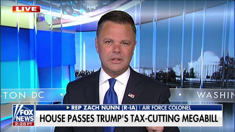 Rep. Nunn: Trump was 'ecstatic' about passage of tax-cutting megabill