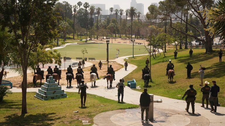 Federal agents conduct immigration raid in Los Angeles despite fierce opposition from Democrat mayor