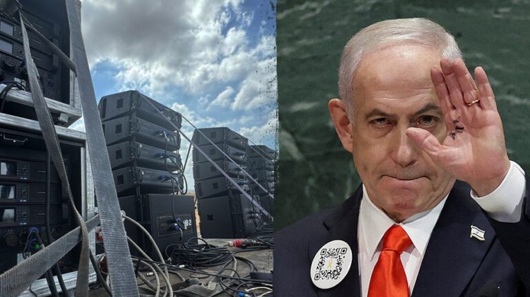 Netanyahu broadcasts United Nations message into Gaza accusing world leaders of appeasing 'evil'