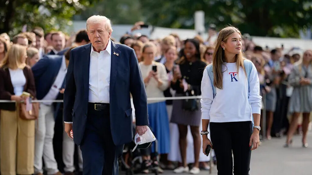 WATCH: President Trump arrives at the White House after attending the Ryder Cup