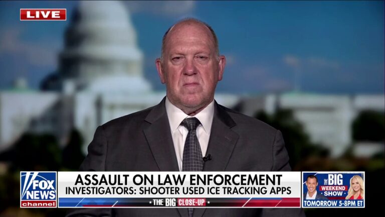 Tom Homan: If you don’t like what ICE is doing, go to Congress