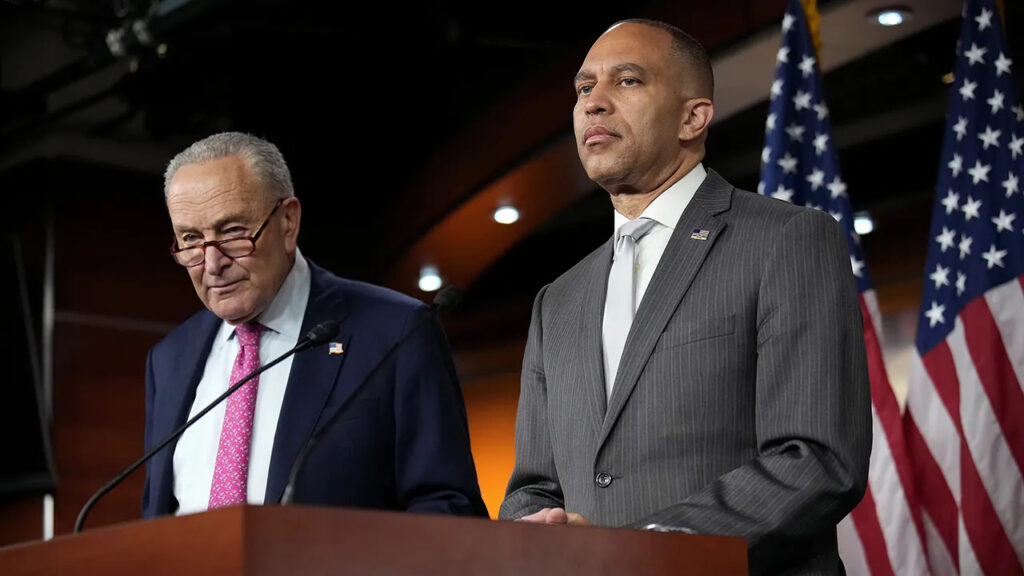 WATCH LIVE: Democrat leaders hold a press conference after meeting with President Trump, GOP