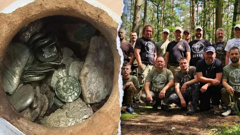 Hobbyists searching for rockets accidentally unearth 'incredible' ancient treasures buried deep underground