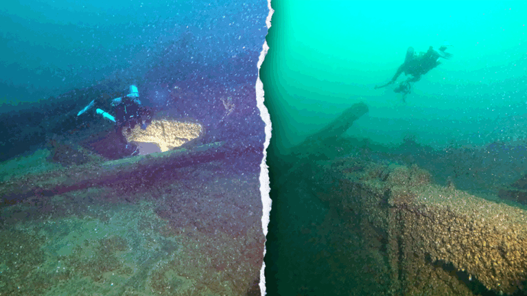 ‘Ghost ship’ lost since 1886 discovered in Lake Michigan by researchers who 'had to pinch each other'