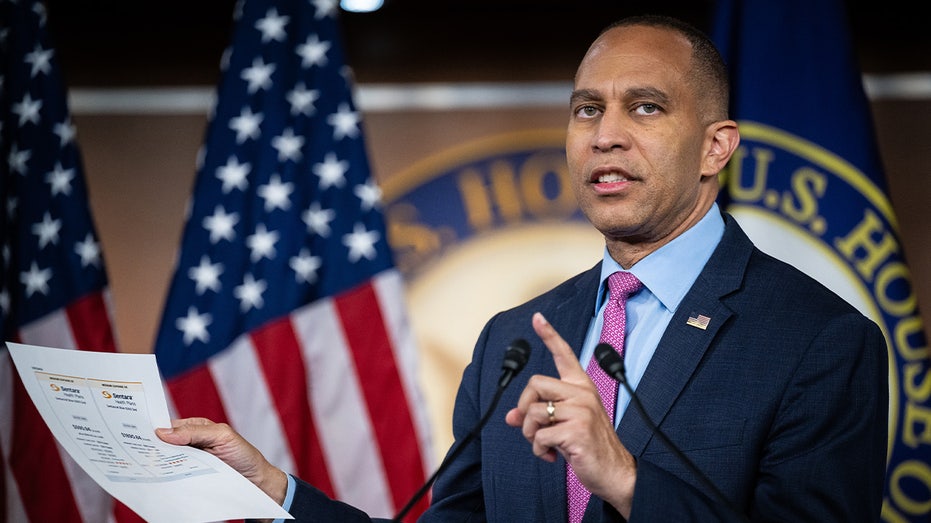 Moderate Dem undercuts Jeffries on Obamacare compromise as government shutdown wears on