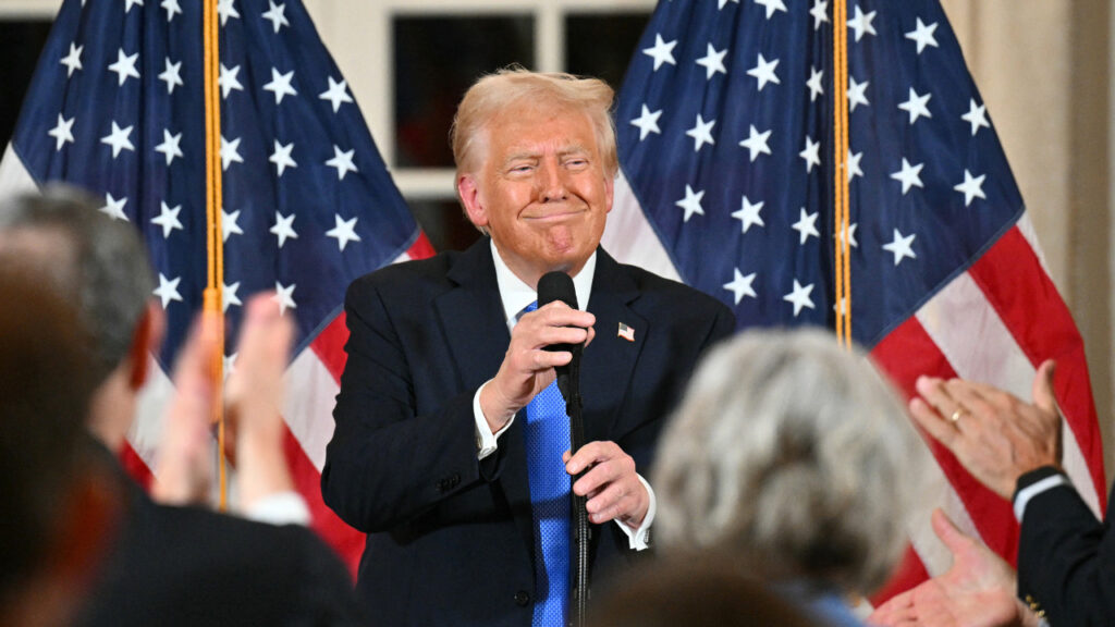 WATCH LIVE: President Trump hosts ballroom dinner at White House