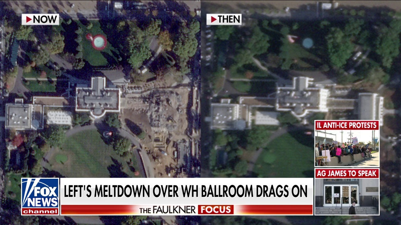 Democrats in 'full meltdown mode' over Trump's privately funded ballroom