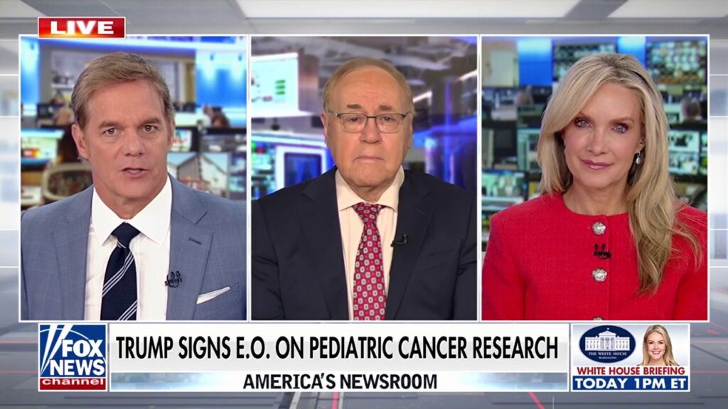 Trump hailed for executive order boosting pediatric cancer research