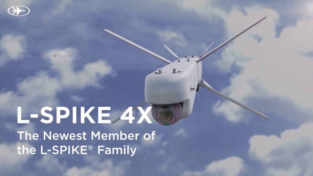 Rafael unveils L-Spike 4X, its new high-speed, rocket-powered loitering munition