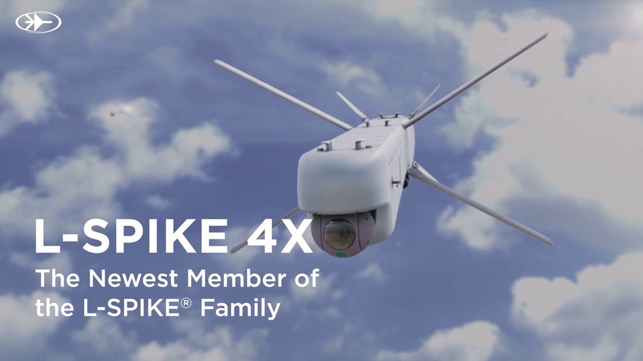 Rafael unveils L-Spike 4X, its new high-speed, rocket-powered loitering munition