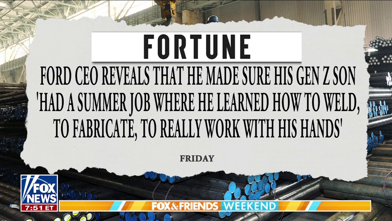 Ford CEO highlights importance of youth learning trades