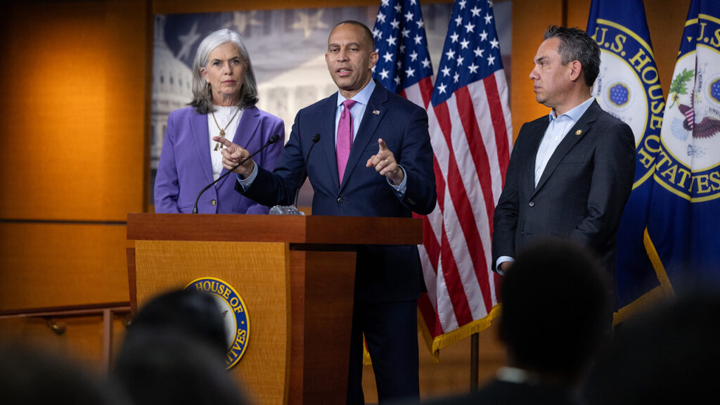 WATCH LIVE: House Democrats hold a press conference on government shutdown