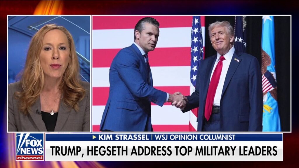 Hegseth addresses the generals