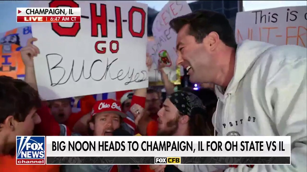 Illinois, Ohio State fans gear up for Big Noon Kickoff