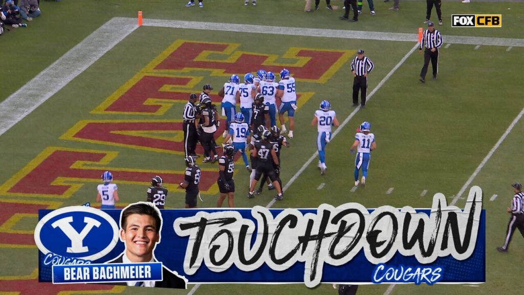 BYU's Bear Bachmeier scrambles 9-yard TD, taking lead over Iowa State