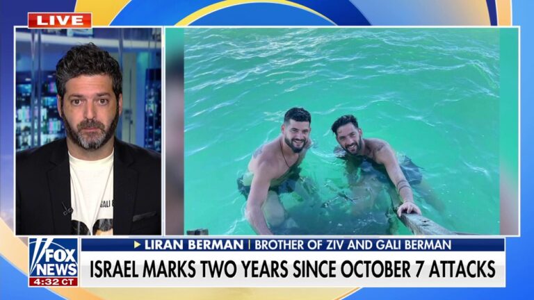 Brother of Hamas hostages speaks out on anniversary of Oct. 7 attacks