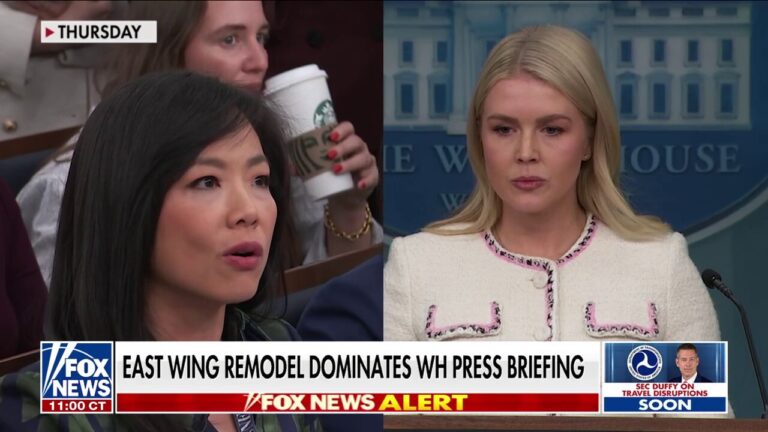 Trump's ballroom 'dominates' White House briefing: 'Is it a big story?'