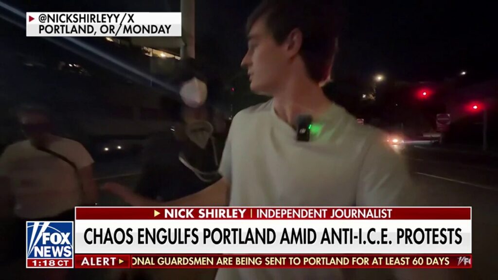 Journalist recalls being threatened in 'lawless' Portland: 'Do you want to be Kirk Jr?'
