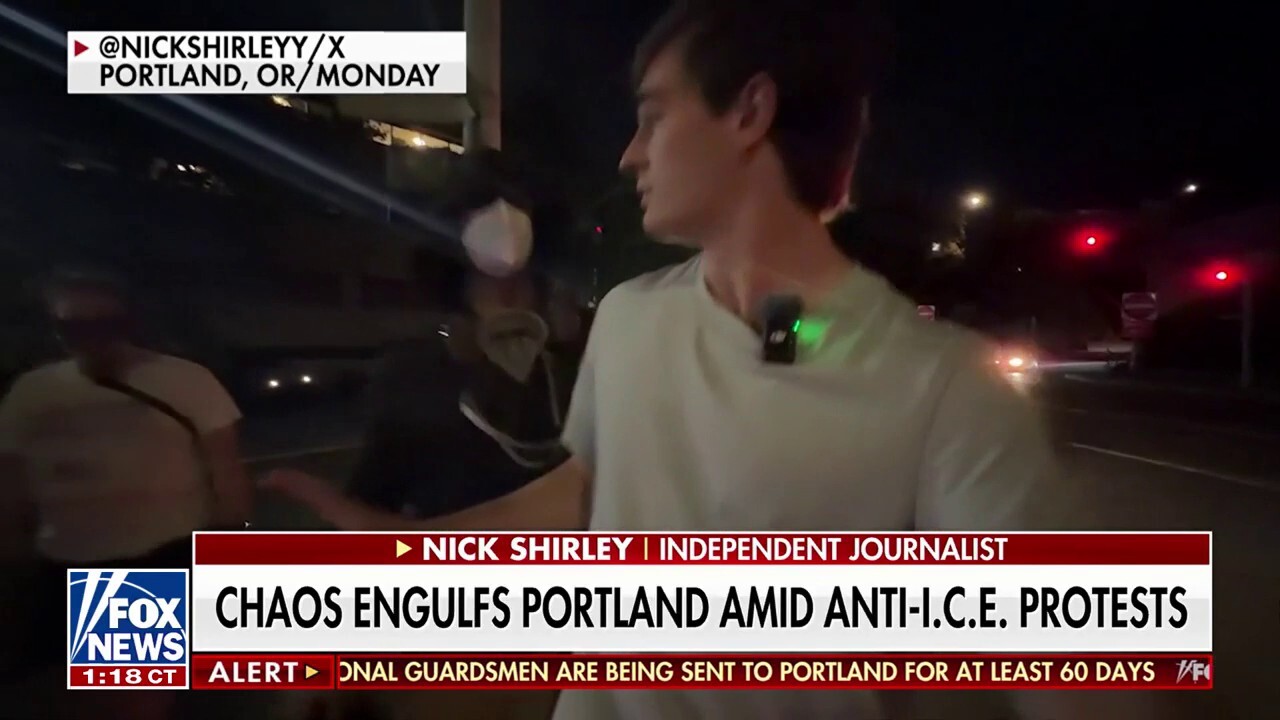 Journalist recalls being threatened in 'lawless' Portland: 'Do you want to be Kirk Jr?'