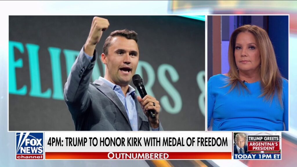 Trump honors Charlie Kirk’s legacy with Medal of Freedom: ‘Evil was defeated with good’
