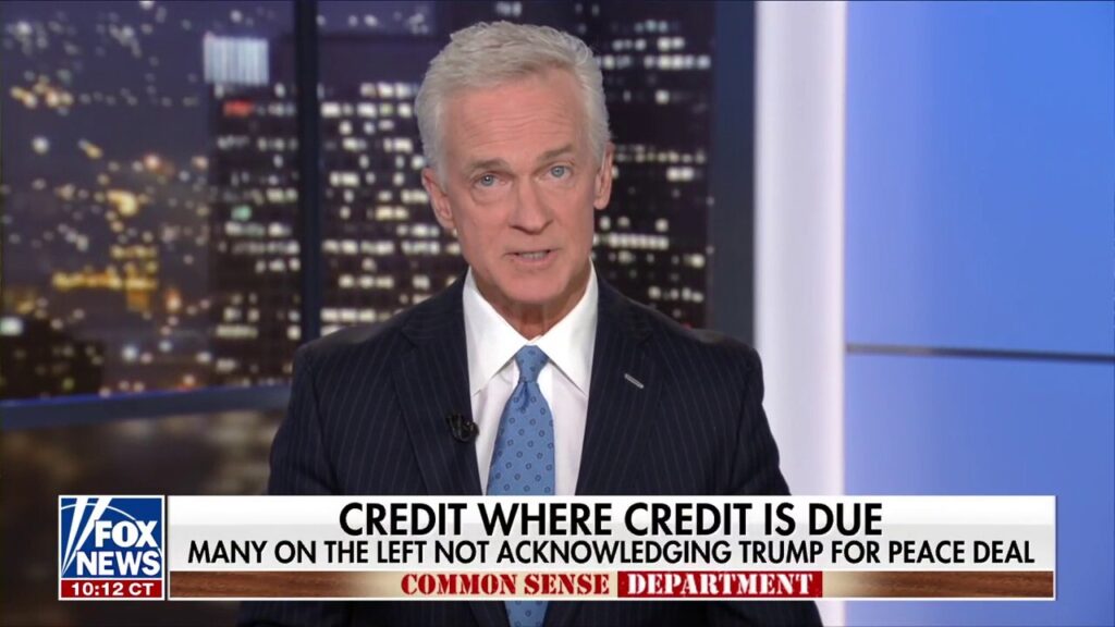 Trace Gallagher: Many on the Left could not bring themselves to give credit where credit's due