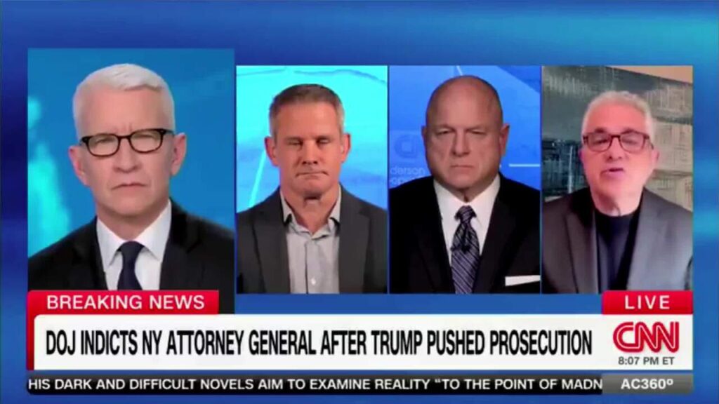 Anderson Cooper says it was 'not a great look' for Letitia James to threaten to sue Trump after being elected