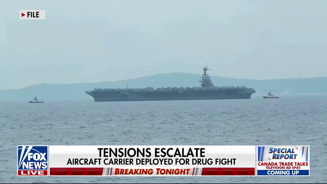 Trump admin escalating war on drugs with deployment of carrier strike group
