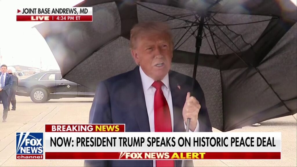 President Trump: Everyone is ‘amazed and thrilled’ by Israel-Hamas peace deal
