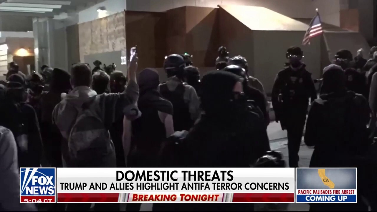 Trump administration highlights Antifa terror concerns