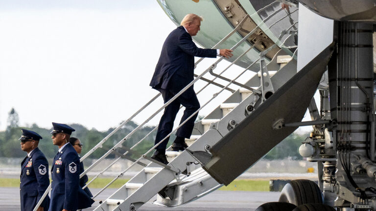 WATCH LIVE: President Trump returning to Washington DC