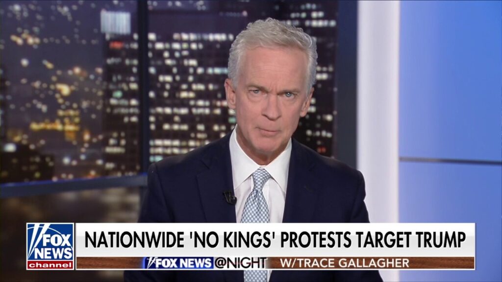 Trace Gallagher: They should change the name 'No King' to 'No Things'