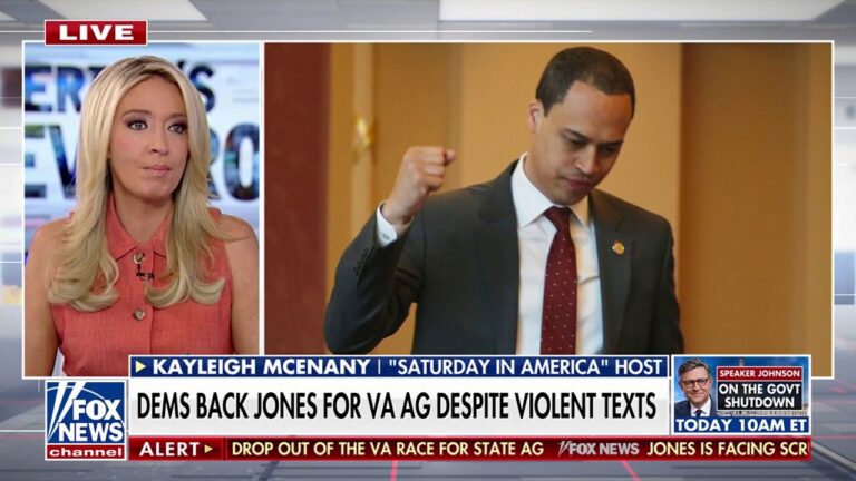 McEnany urges Virginia AG candidate to resign over violent text messages