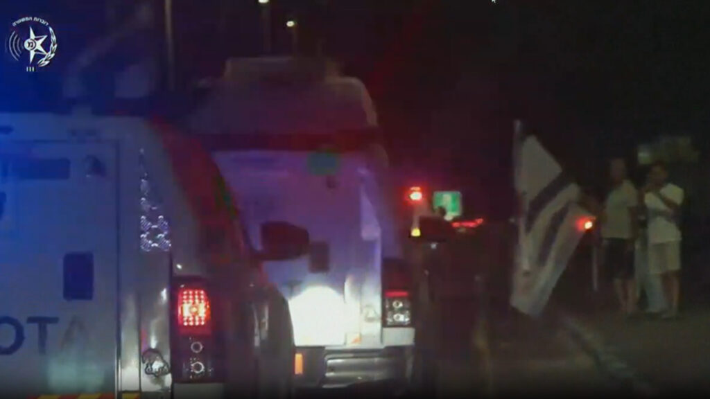 WATCH LIVE: Convoy carrying coffins of hostages drives through Israel