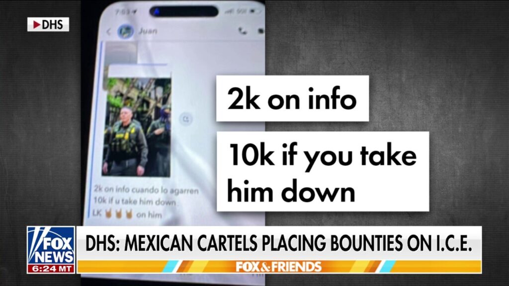 DHS reportedly traces bounty system on ICE agents to Mexican cartels