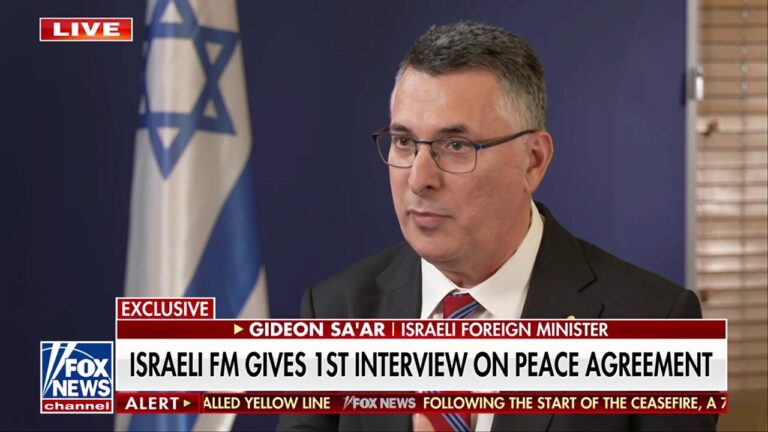 Exclusive: Israeli foreign minister reaffirms commitment to Trump's peace agreement