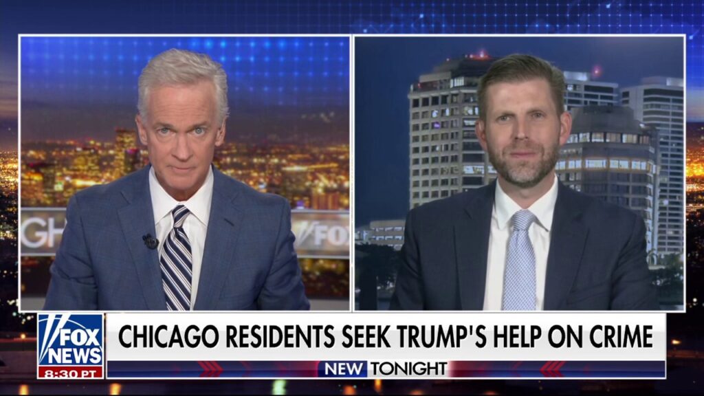 Eric Trump: My father wants peace in the world
