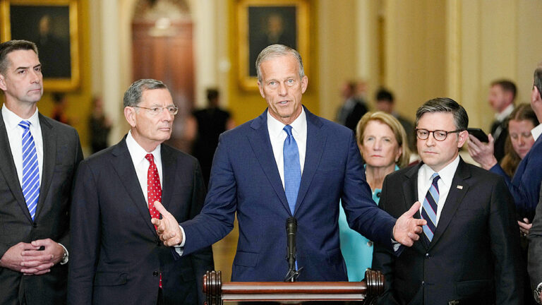 WATCH LIVE: Speaker Johnson, Thune hold press conference at the US Capitol