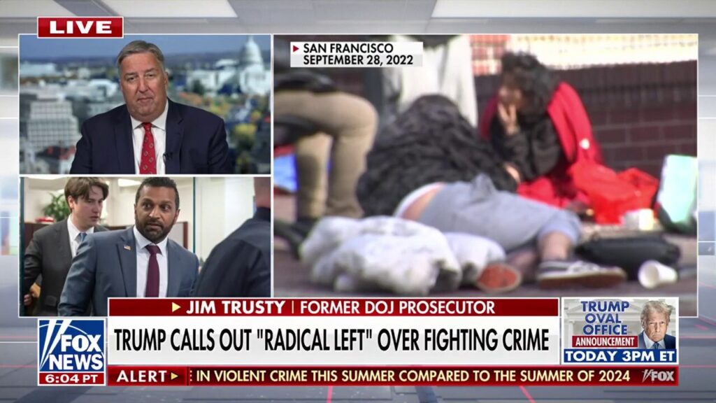 Trump calls out 'radical left' governors, touts success with crime crackdown