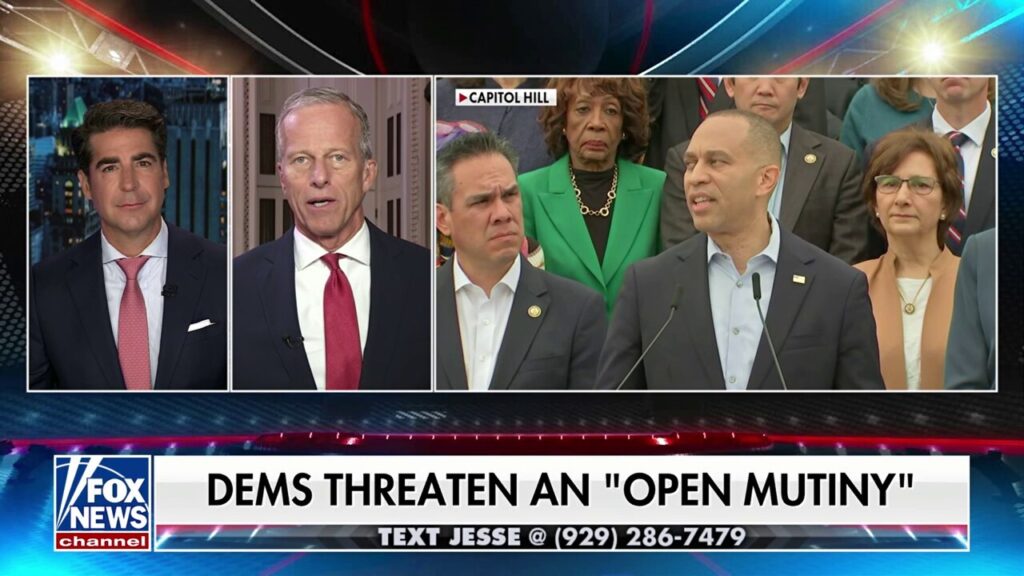 Dems' leadership on Capitol Hill is walking them 'off the cliff,' Senate Majority leader argues