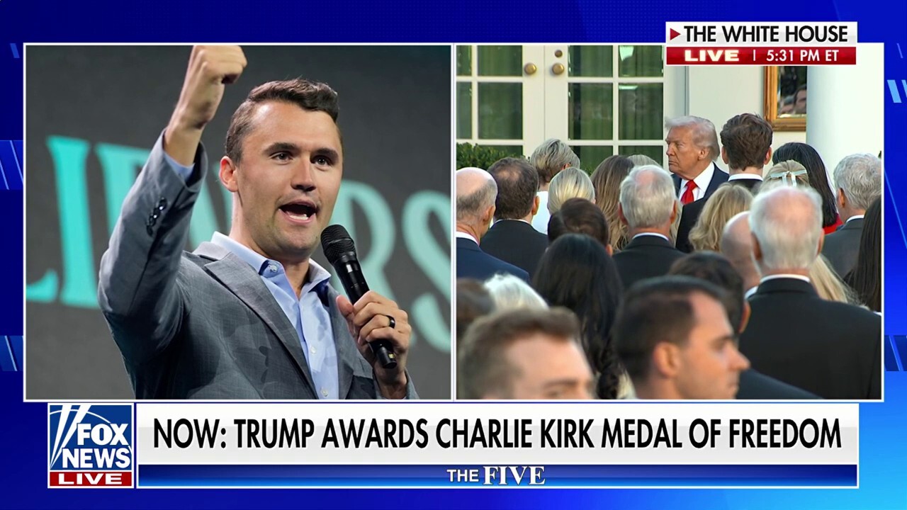 'ETERNAL ROSTER': 'The Five' discusses Charlie Kirk's Medal of Freedom
