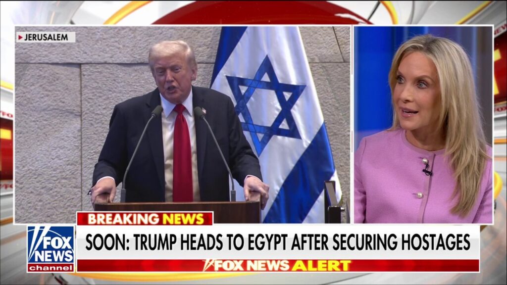 Dana Perino reflects on Trump's 'emotional' Knesset address as he heads to Egypt