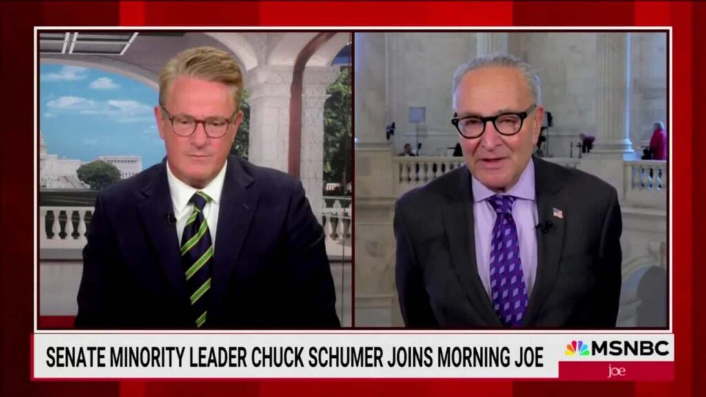 Chuck Schumer slams GOP's claim that Democrats want to give healthcare to illegals as a 'effing lie'